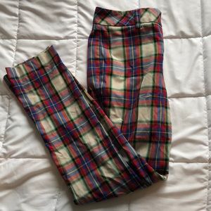 Plaid Professional Pants